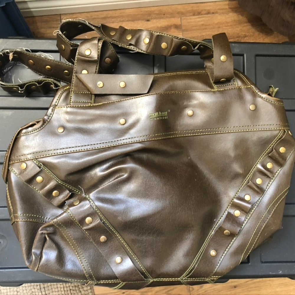 Matt & Nat Used Brown Purse